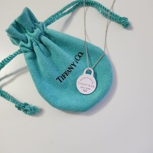 Tiffany & Co Return to Tiffany Circular Tag Necklace